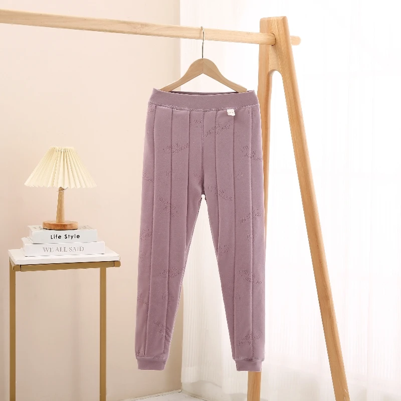 校服神器裤子桑蚕丝羊毛石墨烯保暖裤学生冬季棉裤加厚校服内搭