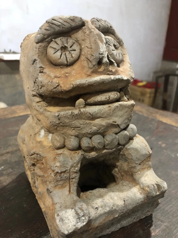 砖雕元代怪兽一尊