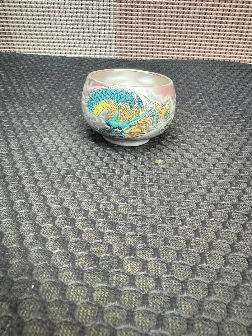 蓝色高端青龙银杯2827