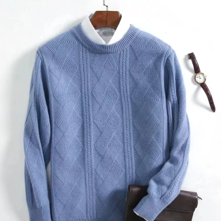 毛衣量体定制针织百搭羊绒加厚秋冬保暖休闲时尚