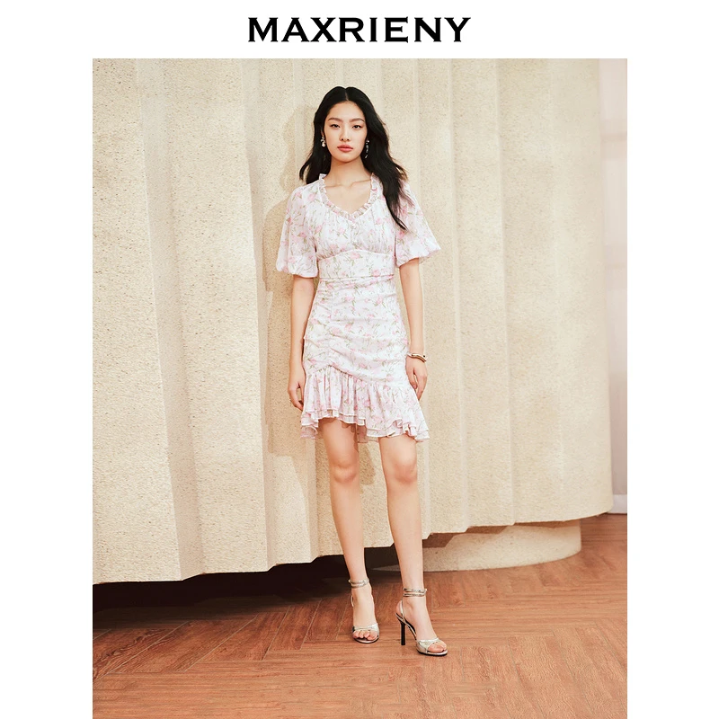 （丫头4）MAXRIENY连衣裙凉感仙女风