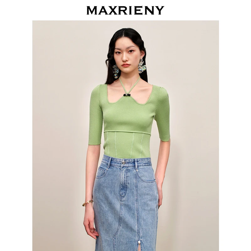 【诗语专属】MAXRIENY【商场同款】秋针织衫