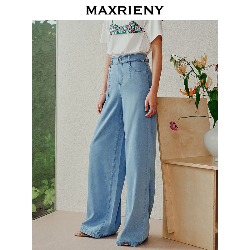 （丫头）MAXRIENY 夏牛仔裤