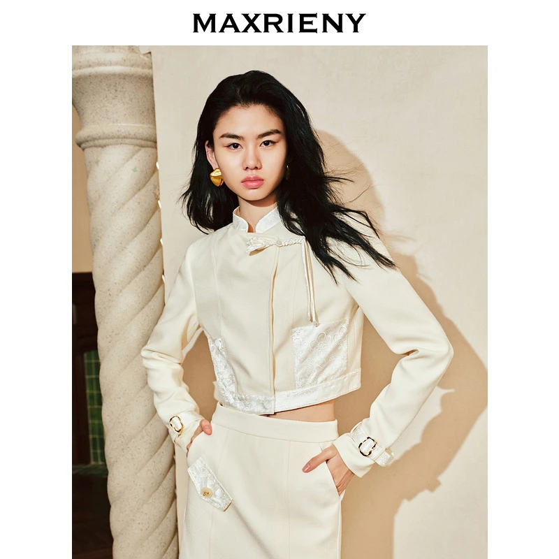 【高高甄选】【商场同款】MAXRIENY牛仔外套