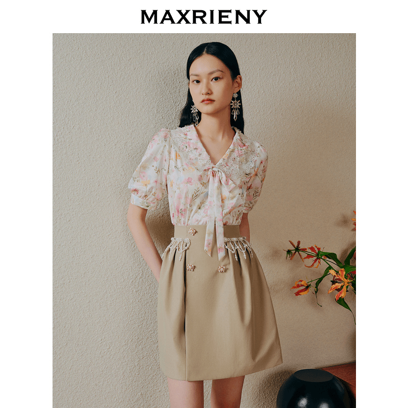 【程钱钱】MAXRIENY【商场同款】衬衫