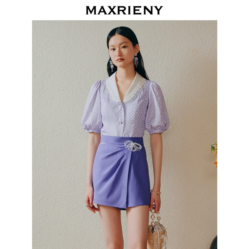 【高高甄选】MAXRIENY【商场同款】夏上衣
