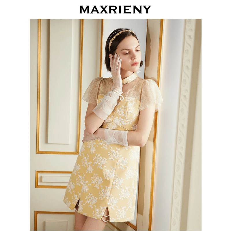 【小呆鸟专享】MAXRIENY夏季连衣裙女甜美中式