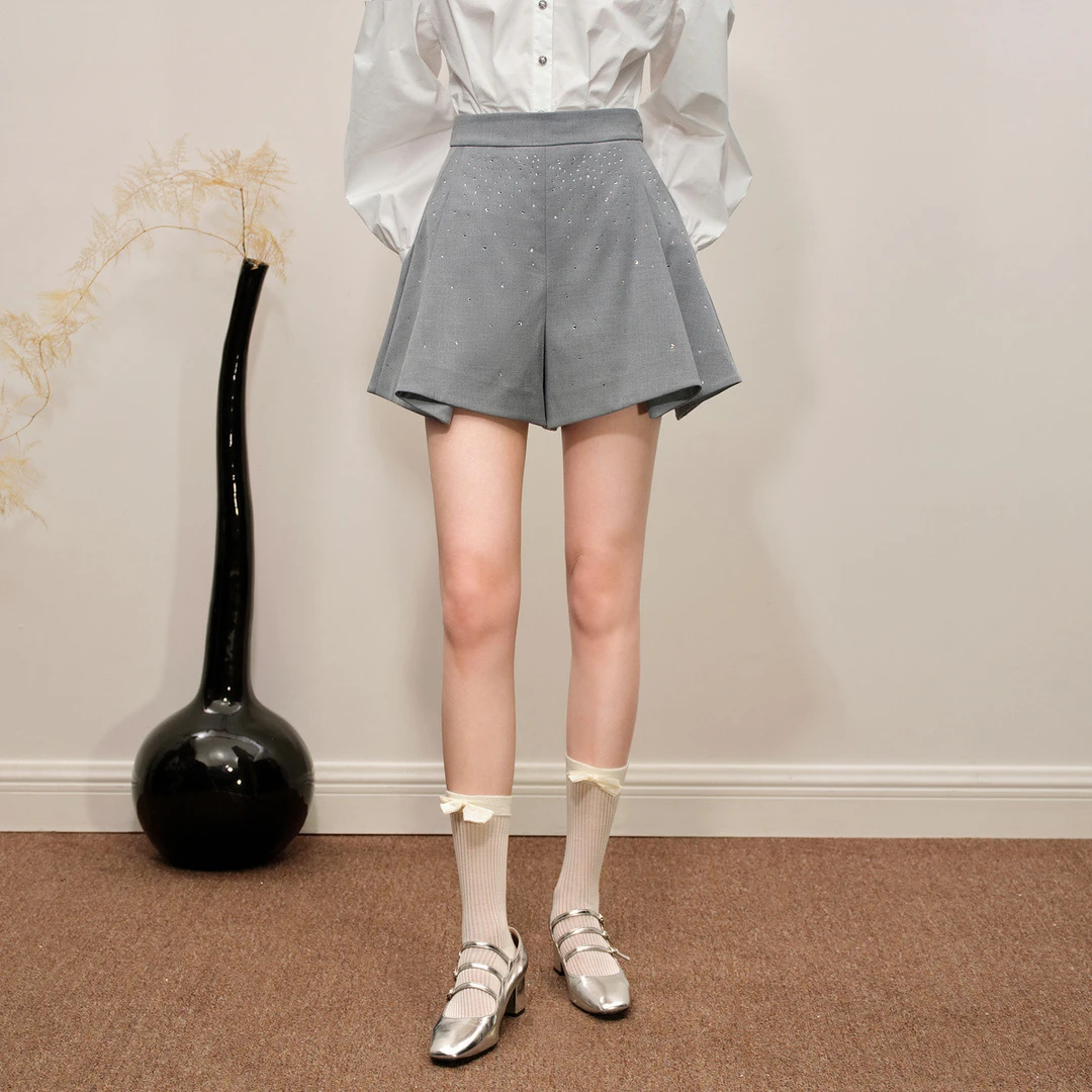 【老板娘夏天】MAXRIENY精致休闲裤女秋季裙裤芭蕾风小短裙