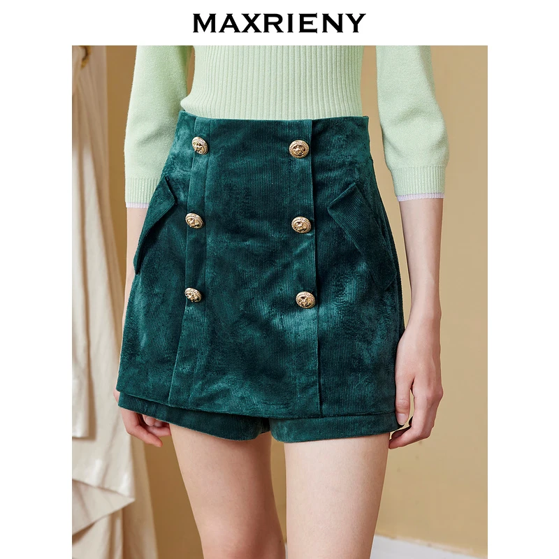 【专用】商场同款复古风丝绒短裙