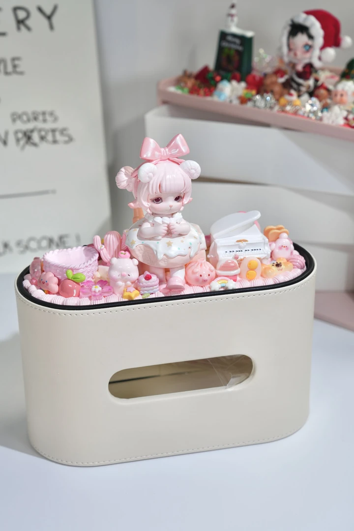 单拆（5天内发）柒柒工艺创意个性潮流DIY抽纸盒摆件