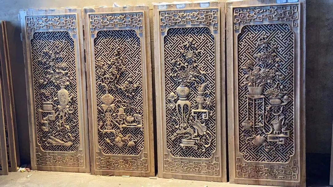 东阳木雕博古（定制类不允许退换货）