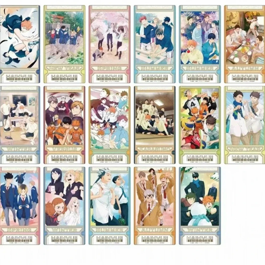 【现货】排球少年 日历同柄图 透卡（未成年禁止下单）