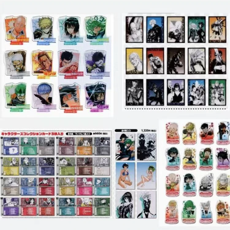 【现货】js一拳超人原画系列挂件 名刺 立牌 （未成年禁止下单）