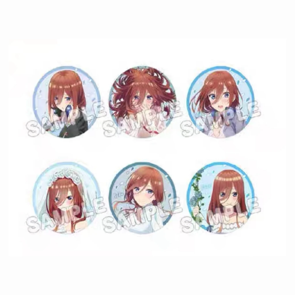 【现货】 五等分的花嫁  三玖插图 个人池吧唧徽章（未成年禁止下单）