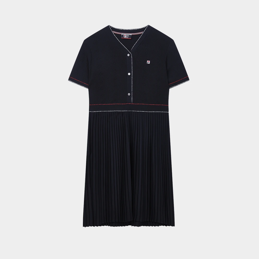 Fila/斐乐连衣裙女夏季裙子新款经典商务时尚百搭舒适F11W331313F