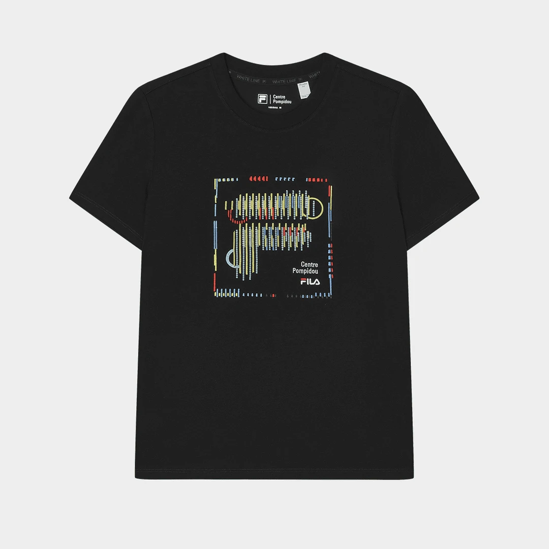 Fila/斐乐【蓬皮杜】斐乐女凉感24年夏季圆领女短袖F11W438115F