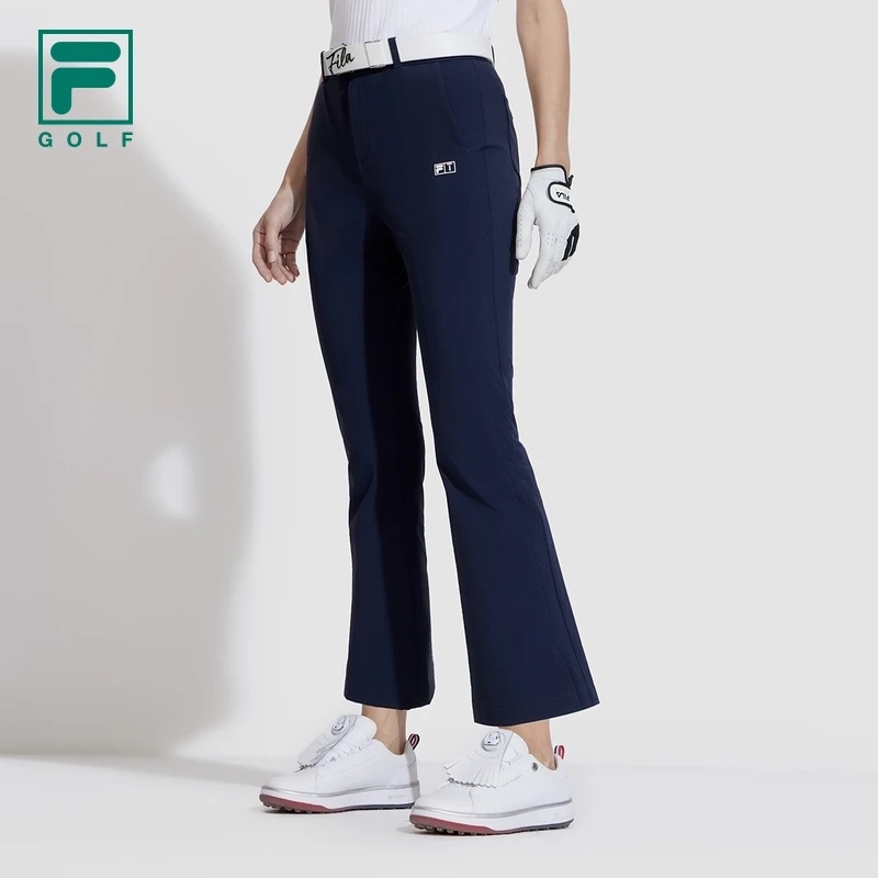 Fila/斐乐女士春夏休闲裤修身显瘦户外户外梭织长裤A11W425812F