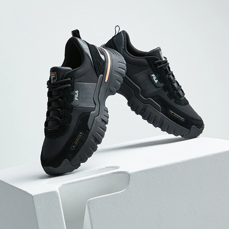 Fila/斐乐倪妮同款女子老爹鞋低帮运动休闲厚底增高鞋F12W144137F