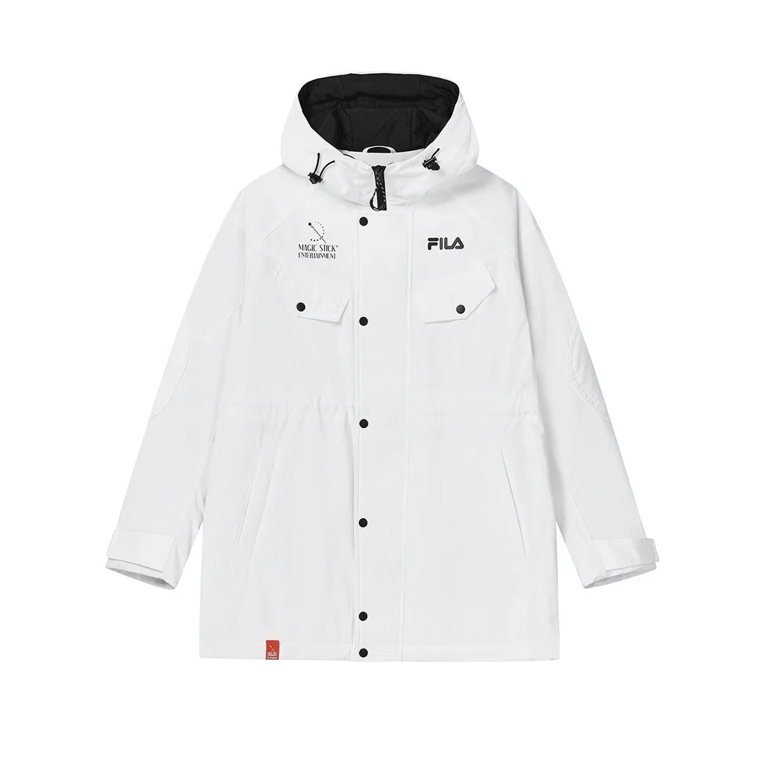 FILA/斐乐女士棉服秋季潮流休闲运动百搭宽松保暖上衣F11W249908F