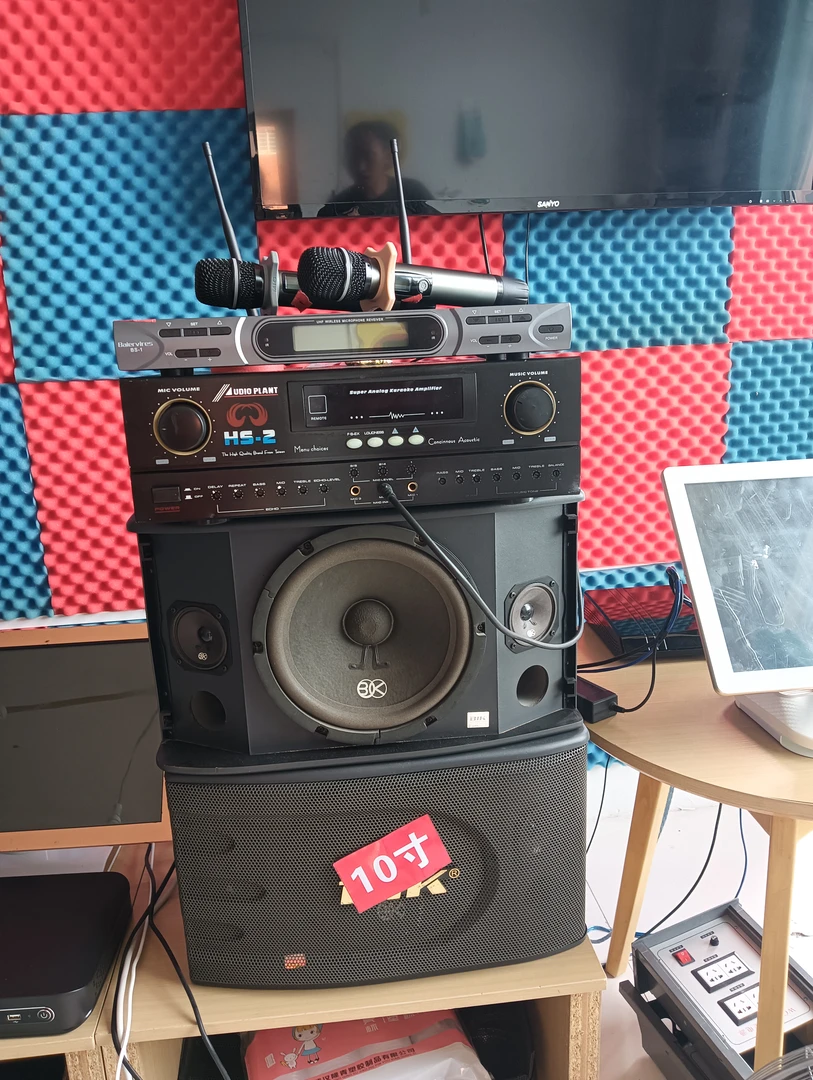 不包邮，KTv音箱套装如图