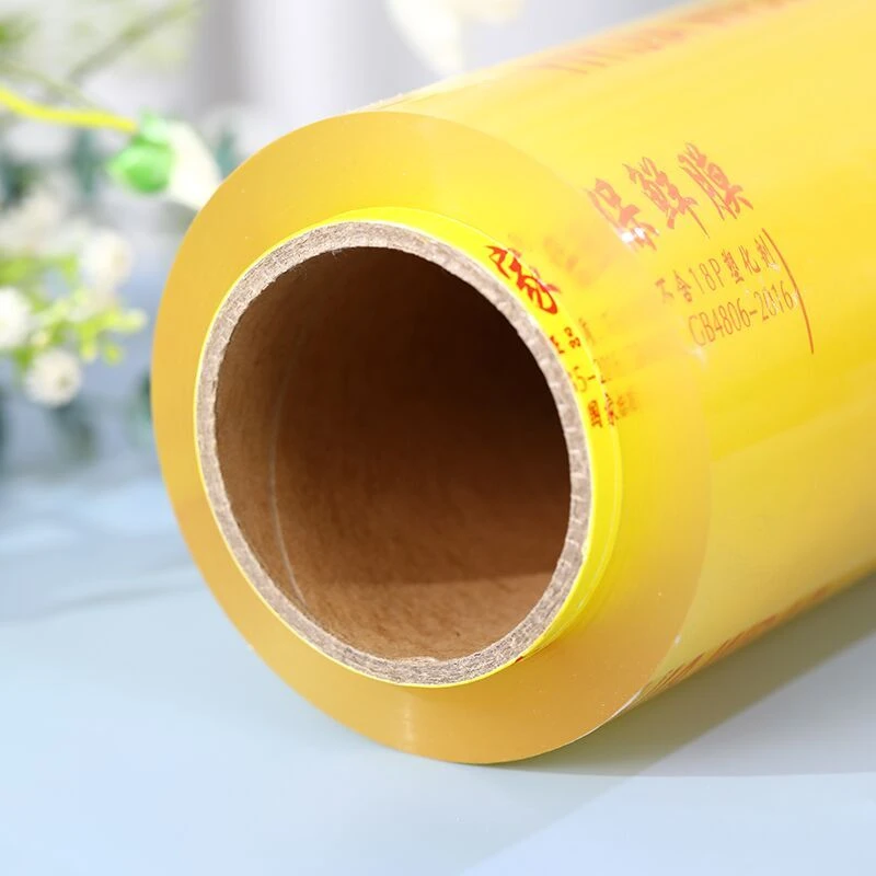 PVC保鲜膜批发 大卷防雾水果蔬菜食品美容院美发院家用保鲜膜厂家
