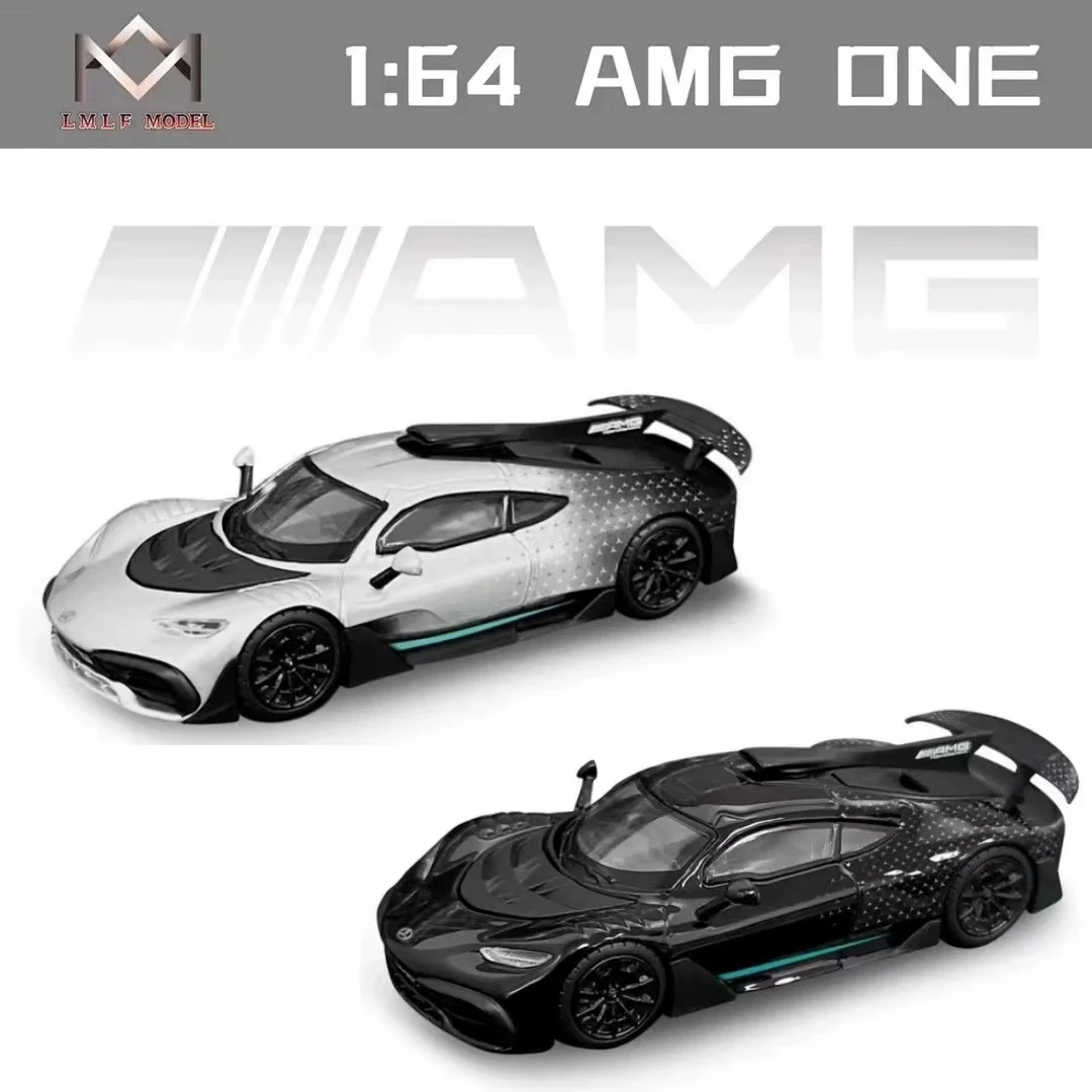 LMLF 1:64 奔驰AMG ONE 星辉银 星辉黑 跑车 合金汽车模型 摆件
