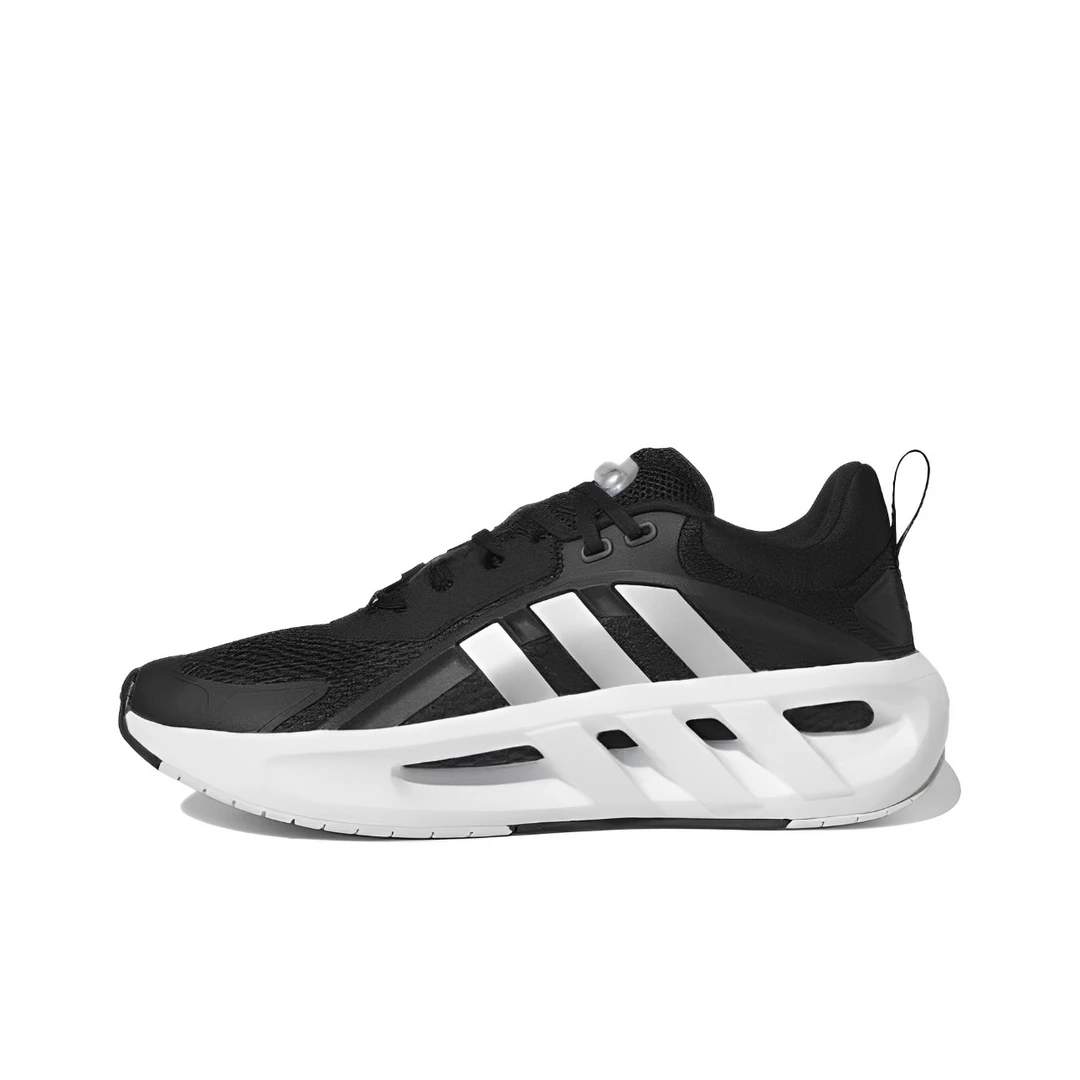 adidas/阿迪达斯 男鞋时尚舒适缓震耐磨透气运动跑步鞋黑白GZ9458
