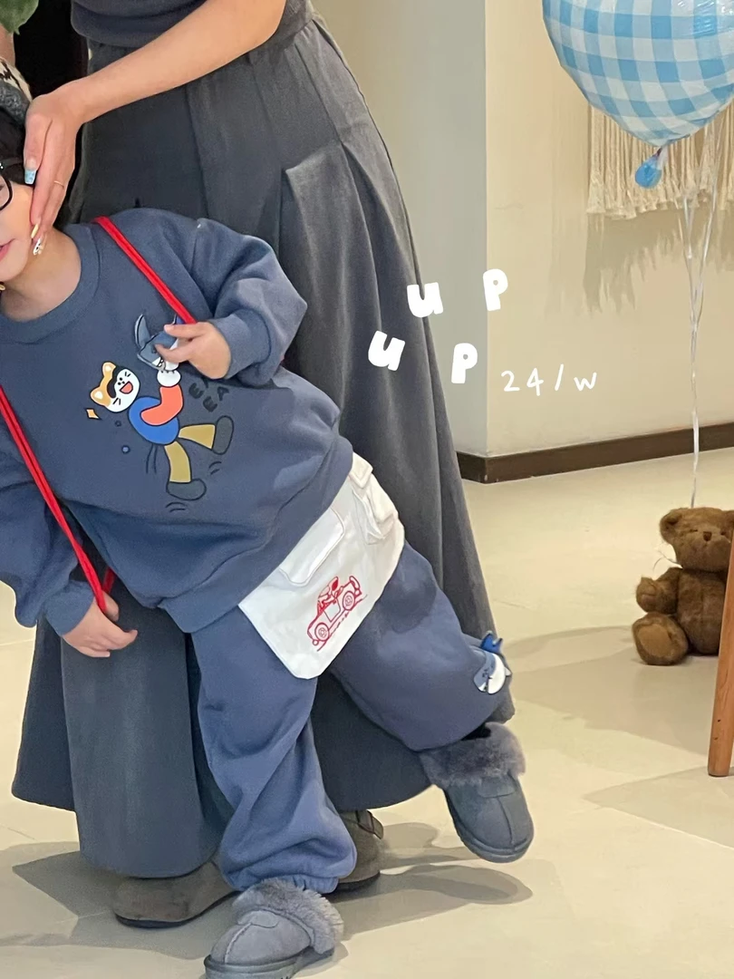 24秋冬爆款舒适洋气时尚小众男女童装2号链接