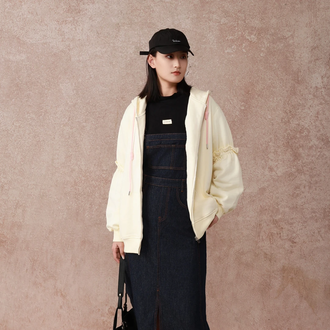 【西町村屋】W冬季新品抽象贴布绣外套YD7219259