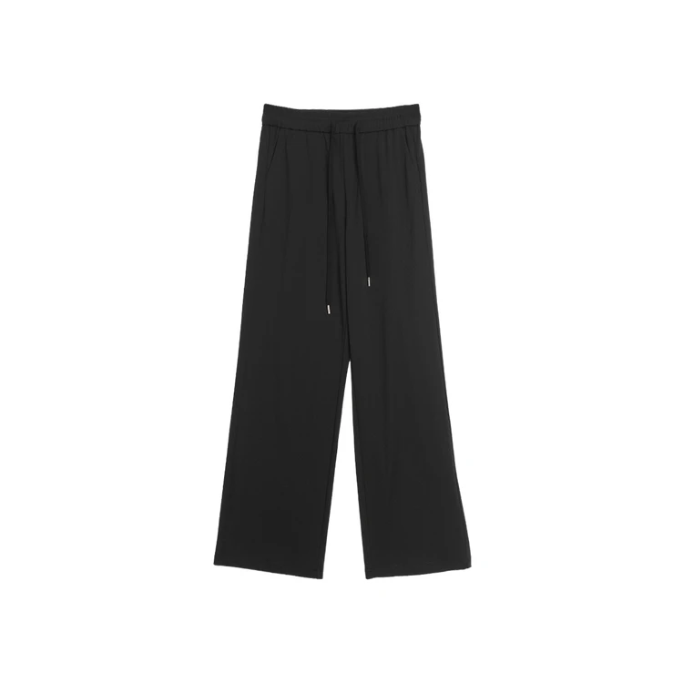 西町村屋宽松直筒裤女装夏季新款百搭高腰休闲裤子AB9302012