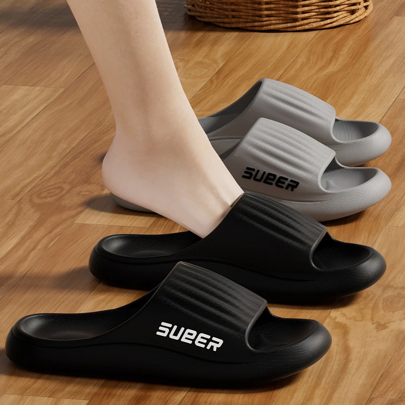拖鞋男士2024夏季户外运动情侣拖鞋时尚软底居家室内浴室防滑拖鞋