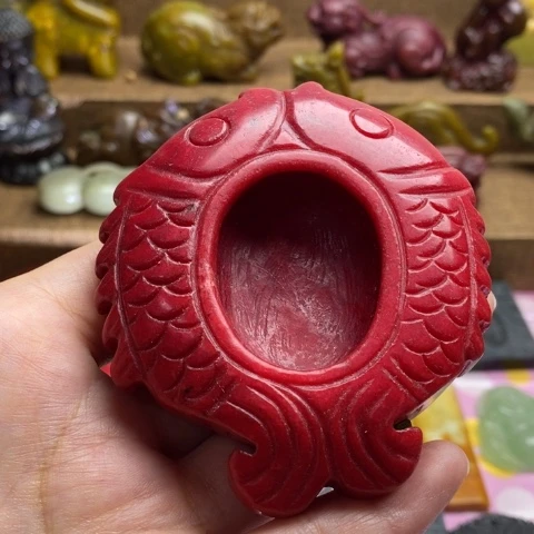 蛇纹石玉颈饰未镶嵌34