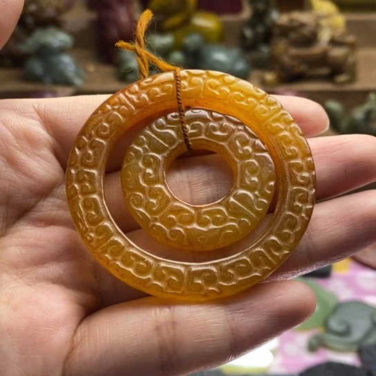 蛇纹石玉颈饰未镶嵌76