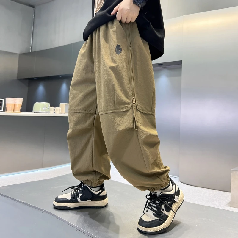 儿童装男童秋装裤子2025新款春秋款中大童运动裤秋季男孩休闲长裤