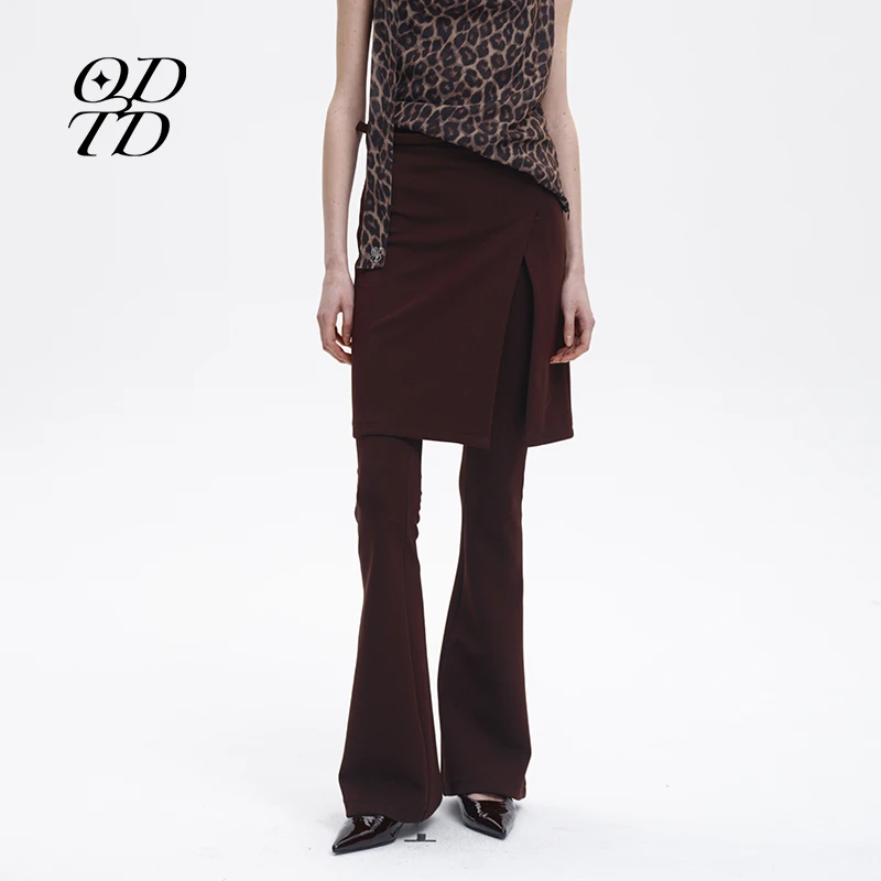 SOLSOL-ODTD设计师品牌24秋冬新款弹力真两件裙裤套装24AW0094/95