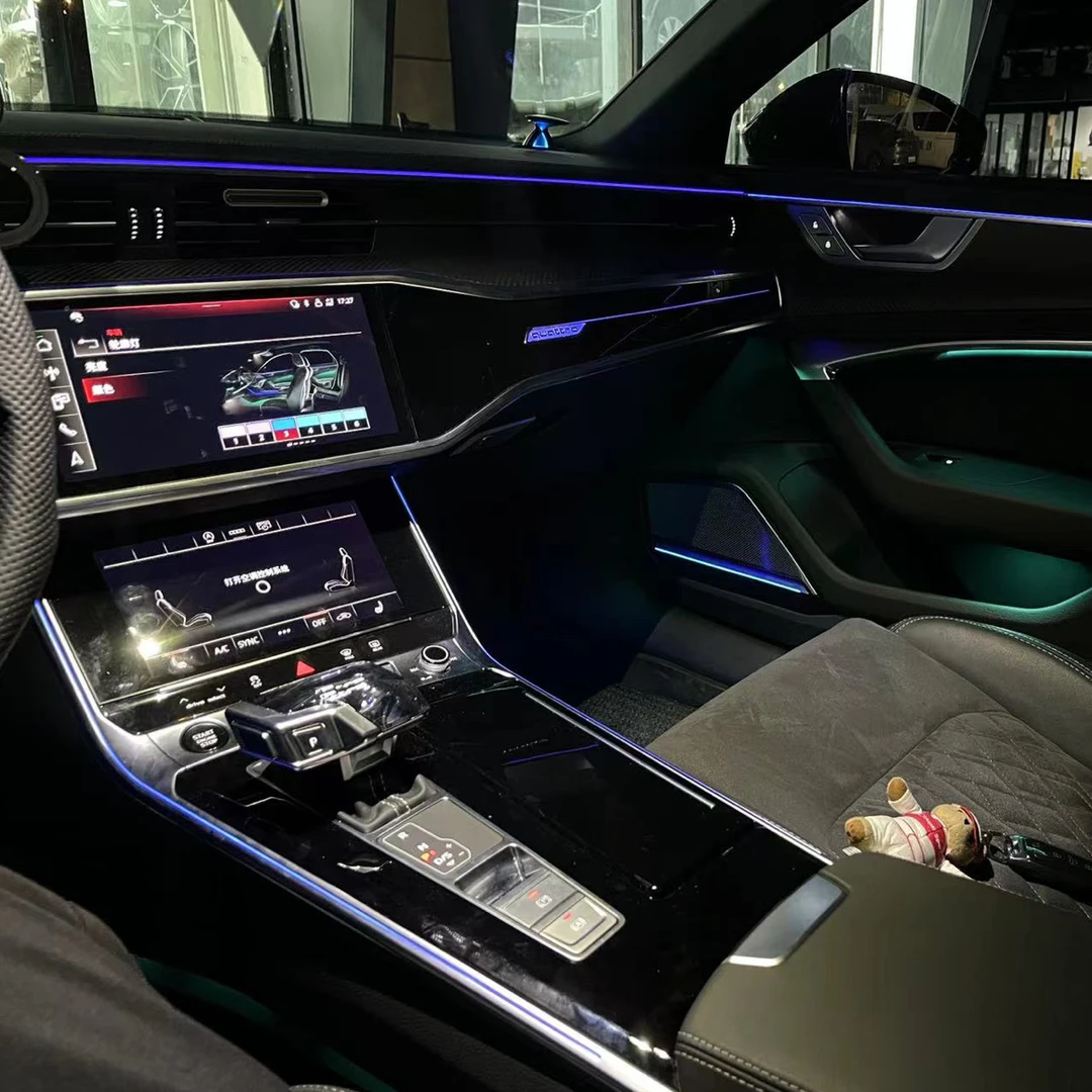 新款奥迪C8A6L仪表台氛围灯 A7仪表台风口氛围灯 解决仪表台异响