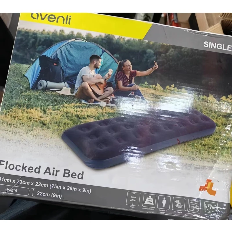 充气床高档双层加厚气垫单人气垫床 户外折叠气床 家用懒人床