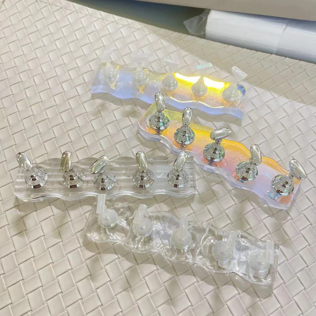 【1个】多款可选波浪形美甲甲托-老包美甲工具高端局专场