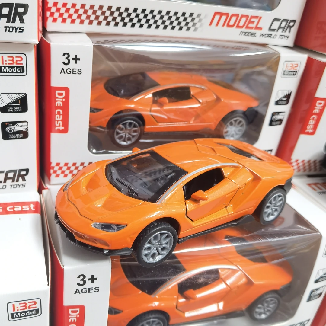 合金回力跑车1:32口袋小车轿跑模型车玩具小车