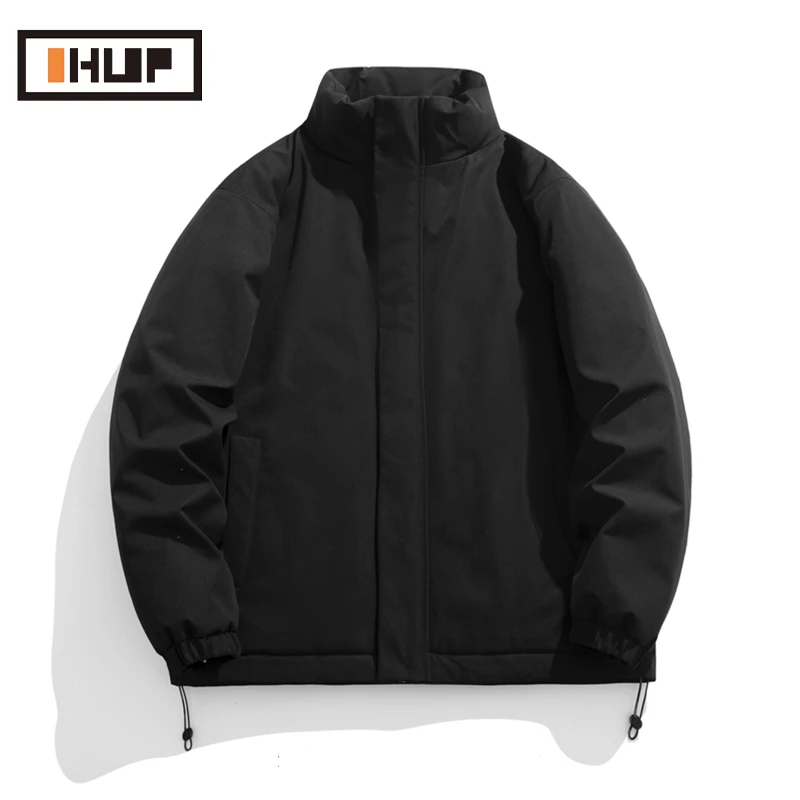 冬季外套男休闲立领运动防风保暖情侣宽松加绒飞行男生大码棉服女