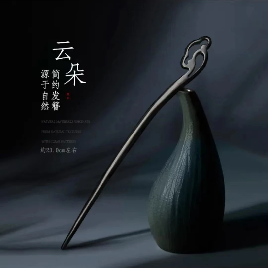 天然手工木质百搭发簪