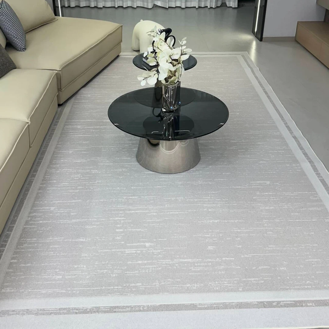 12毫米羊脂绒客厅卧室地毯地垫极简大面积满铺轻奢高级床边毯