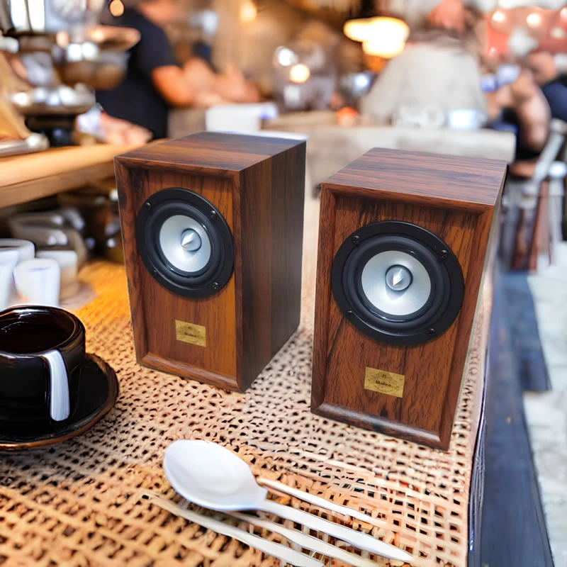 Balee贝利音响C3台湾TB进口喇叭3寸全频书架音箱人声毒清澈通透