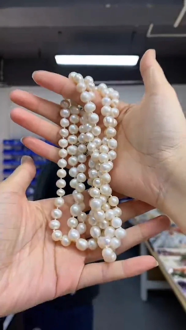 【闪购商品】淡水珍珠项链未镶嵌多样性发其一