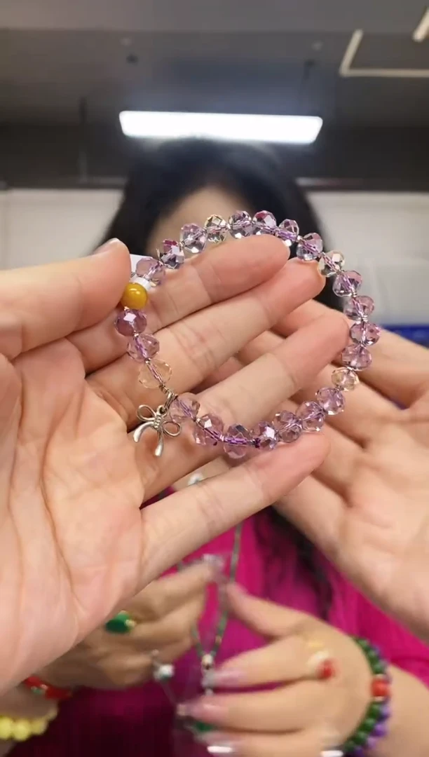 【闪购商品】水晶手串未镶嵌多样性发其一颜色微差