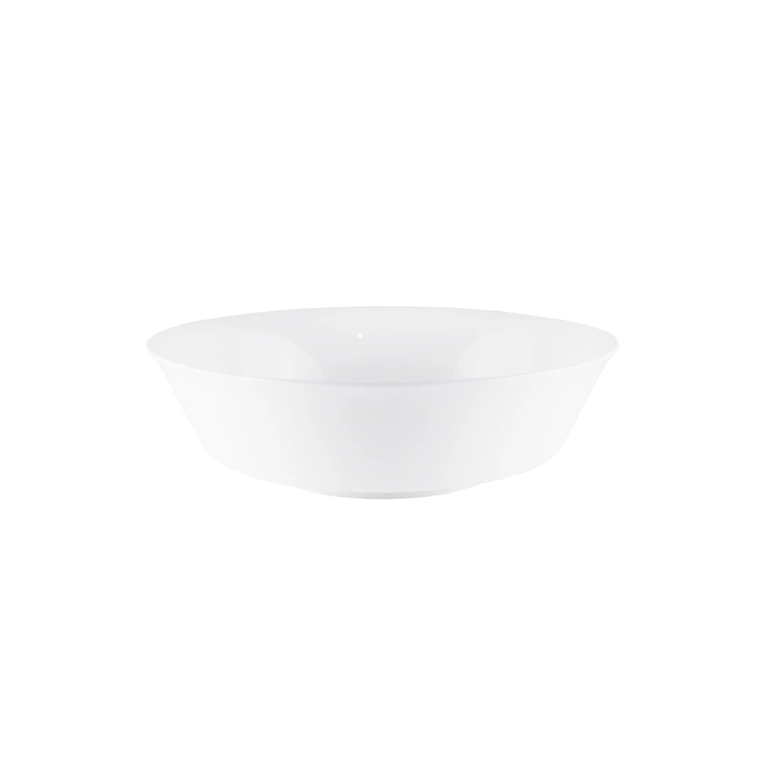 白骨瓷餐具汤碗22.8cm 家用创意高颜值小众设计感简约餐具深碗