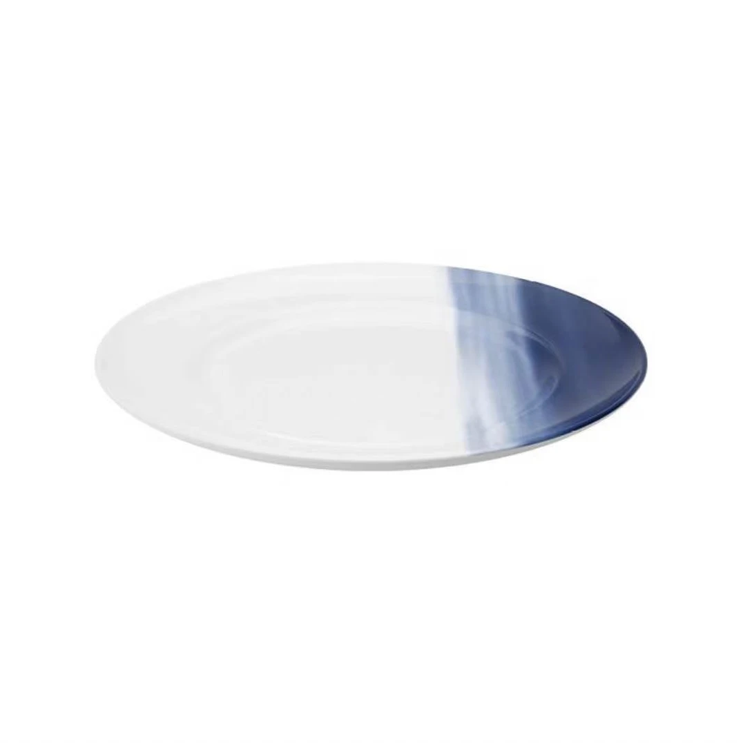 Georg Jensen乔治杰生 HENNING KOPPEL系列 简约蓝色小食盘16cm