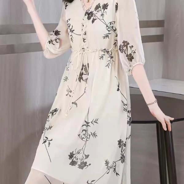 【1701-1750】御景设计风时尚连衣裙女