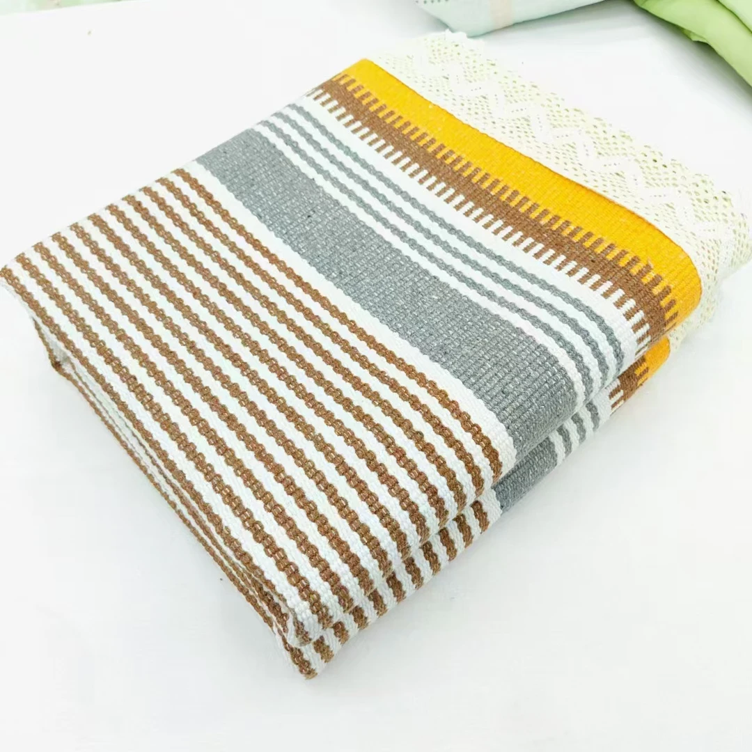 老粗布【沙发巾单条装】<时光-咖>90X240cm<±5cm> 加厚简约透气