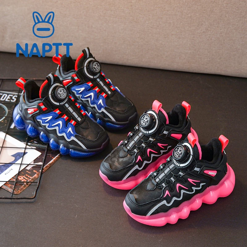 【嘻涵专属】1003儿童运动鞋秋冬季男女童保暖舒适棉鞋防水